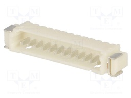 Socket; wire-board; male; 1.25mm; PIN: 12; SMT; 125V; 1A; tinned