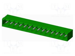 Connector: pluggable terminal block; socket; male; angled 90°
