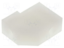 Mounting coupler; polyamide; natural; UL94V-2; -40÷85°C