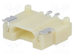 Socket; wire-board; male; DF14; 1.25mm; PIN: 2; SMT; on PCBs; tinned