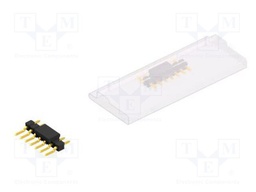 Connector: pin strips; pin header; male; PIN: 7; 2.54mm; SMT; 1x7