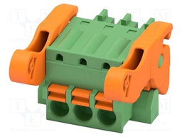 PCB connector, nominal cross section: 1.5 mm2, color: green,