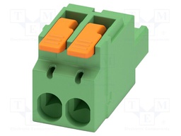 PCB connector, nominal cross section: 2.5 mm?, color: green,