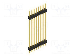 Connector: pin strips; pin header; male; PIN: 8; 2.54mm; THT; 1x8