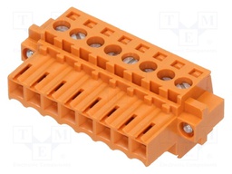 Pluggable terminal block; 3.5mm; ways: 8; straight; plug; female