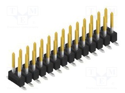 Connector: pin strips; pin header; male; PIN: 28; 2.54mm; SMT; 2x14