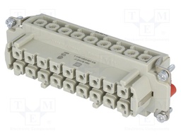Connector: HDC; female; Han Hv E; PIN: 18(16+2); size 24B; UL94V-0