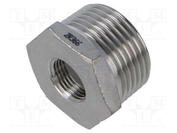 Male-female,reductive; max.10.5bar; 1.4408 stainless steel