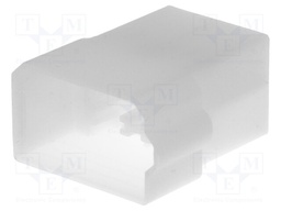 Terminals cover; male; for push-on 6.3mm connectors with lock