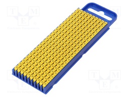 Markers for cables and wires; Label symbol: H; 2.8÷3.8mm; yellow