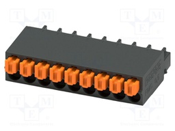 PCB connector, nominal cross section: 0.5 mm?, color: black,