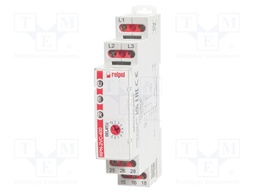 Voltage monitoring relay; for DIN rail mounting; RPN-2V; DPDT
