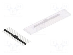 Connector: pin strips; pin header; male; PIN: 23; 2.54mm; SMT; 1x23