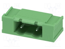 PCB headers, nominal cross section: 2.5 mm?, color: green, n