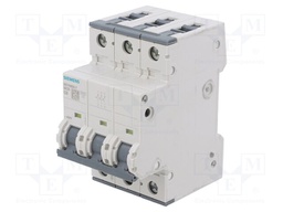 Circuit breaker; 230/400VAC; Inom: 3A; Poles: 3; DIN; Charact: C
