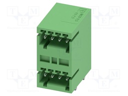 PCB headers, nominal cross section: 0.5 mm?, color: green, n