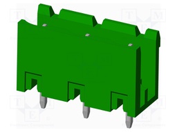 Connector: pluggable terminal block; socket; male; straight; THT