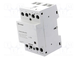 Relay: installation; monostable; NO x4; Ucoil: 230VAC; 63A; -5÷55°C
