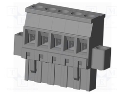 Connector: pluggable terminal block; plug; female; angled 90°