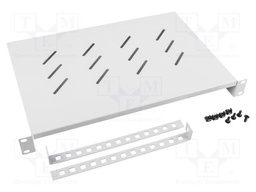Shelf; 1U; grey; Standard: 19"