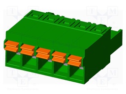 Connector: pluggable terminal block; plug; female; straight; 12A