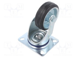 Transport wheel; Ø: 80mm; W: 25mm; H: 105mm; torsional; 50kg