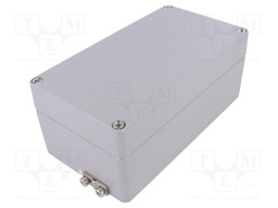 Enclosure: multipurpose; X: 120mm; Y: 220mm; Z: 90mm; ATEX; aluminium