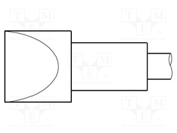 Tip; chisel; 15.5x2mm; longlife