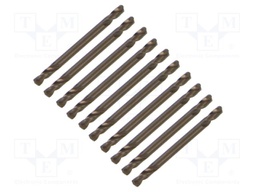 Drill bit; for metal; Ø: 3.1mm; L: 49mm; Working part len: 11mm