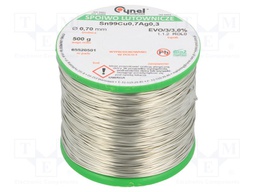Soldering wire; Sn99Ag0,3Cu0,7; 700um; 500g; lead free; 216÷227°C