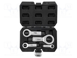 Kit: nut splitter; for to damaged nuts; 4pcs.