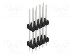 Connector: pin strips; pin header; male; PIN: 10; 2.54mm; THT; 2x5