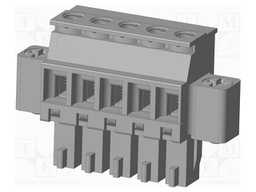 Connector: pluggable terminal block; plug; female; angled 90°