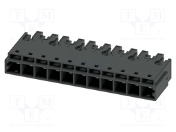PCB headers, nominal cross section: 4 mm2, color: black, nom