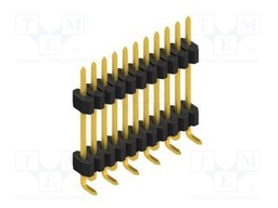 Connector: pin strips; pin header; male; PIN: 11; 1.27mm; SMT; 1x11