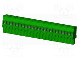 Connector: pluggable terminal block; plug; female; angled 90°