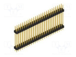 Connector: pin strips; pin header; male; PIN: 52; 2.54mm; THT; 2x26
