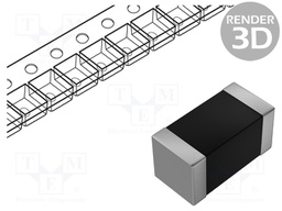 Varistor: metal-oxide; SMD; 1206; 4VAC; 5.5VDC; 0.4J; 150A; 3500pF