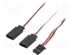 RC accessories: Y splitter; 450mm; Application: servos; 32AWG