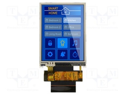 Display: TFT; 2.4"; 240x320; Illumin: LED; Dim: 42.72x59.46x3.8mm
