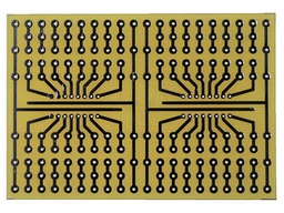 Board: universal; single sided,prototyping; W: 72mm; L: 105mm
