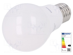 LED lamp; warm white; E27; 230VAC; 806lm; 9W; 2700(typ)K; CRImin: 80