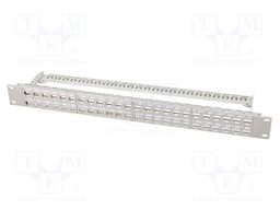 Connector: RJ45; patch panel