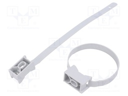 Cable strap clip; polyamide; Application: for braids; 16÷32
