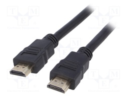 Cable; HDMI 1.4; HDMI plug,both sides; 1.5m; black