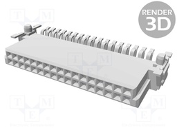 Connector: PCB to PCB; female; PIN: 34; 1.27mm; Series: har-flex