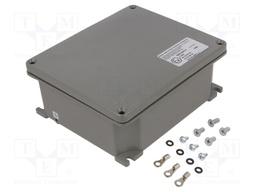 Enclosure: multipurpose; X: 141mm; Y: 166mm; Z: 64mm; S-8000; grey