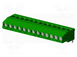 Connector: PCB terminal block; terminal; Plating: tinned; on PCBs