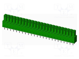 Connector: pluggable terminal block; socket; female; straight