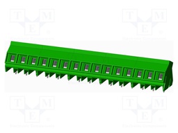 Connector: PCB terminal block; terminal; Plating: tinned; on PCBs
